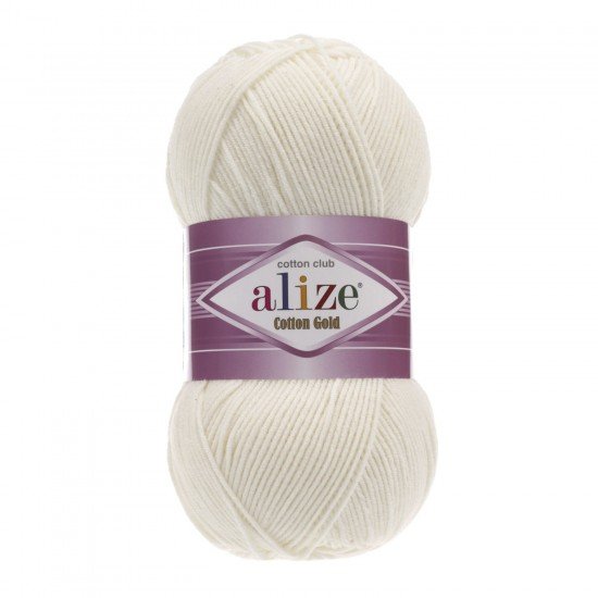 Alize Cotton Gold Açık Krem El Örgü İpi 62