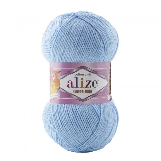 Alize Cotton Gold Porselen Mavisi El Örgü İpi 728