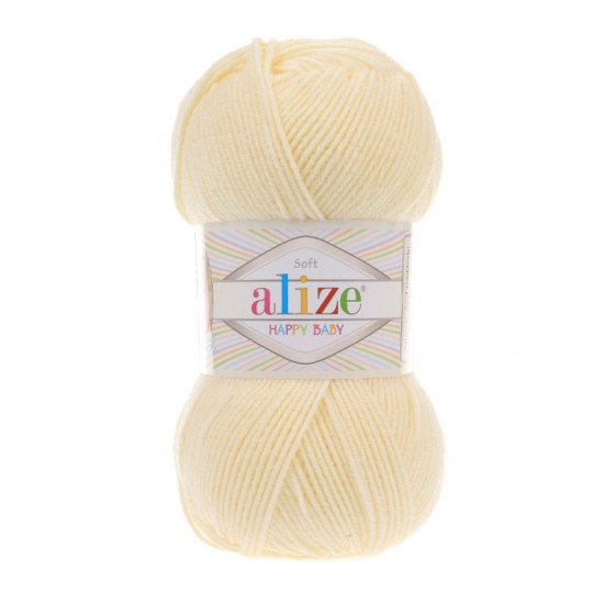 Alize Happy Baby Krem El Örgü İpi 01 Alize Happy Baby Krem El Örgü İpi 01