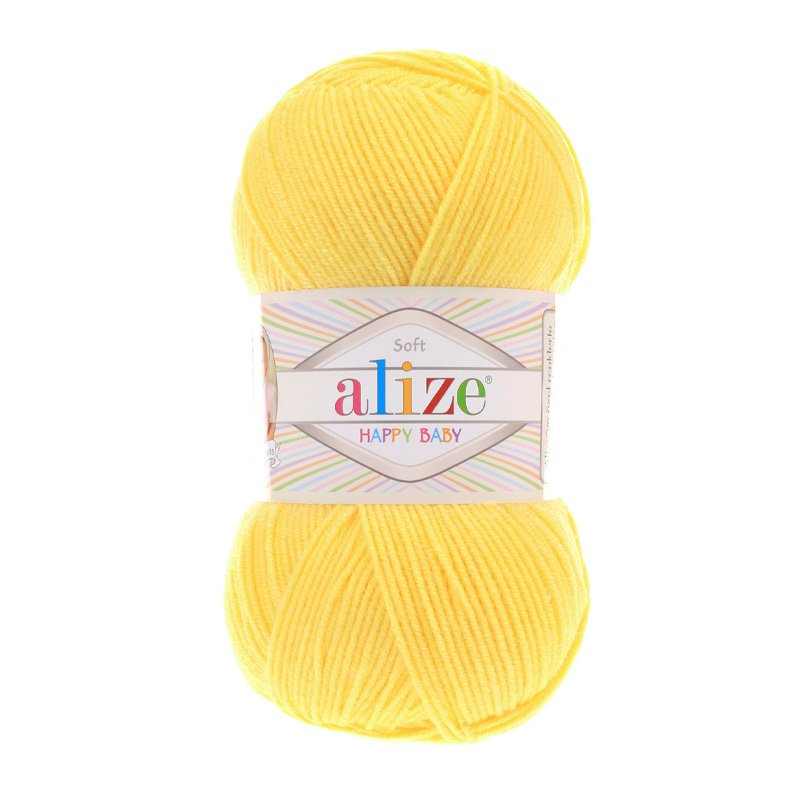 Alize Happy Baby Sarı El Örgü İpi 187 Alize Happy Baby Sarı El Örgü İpi 187