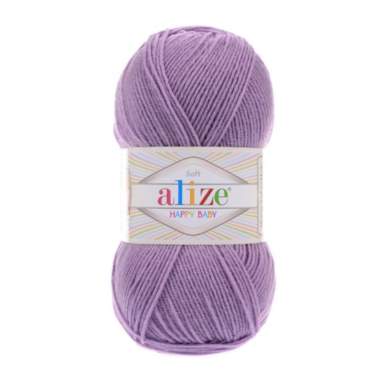 Alize Happy Baby Lavanta El Örgü İpi 43 Alize Happy Baby Lavanta El Örgü İpi 43