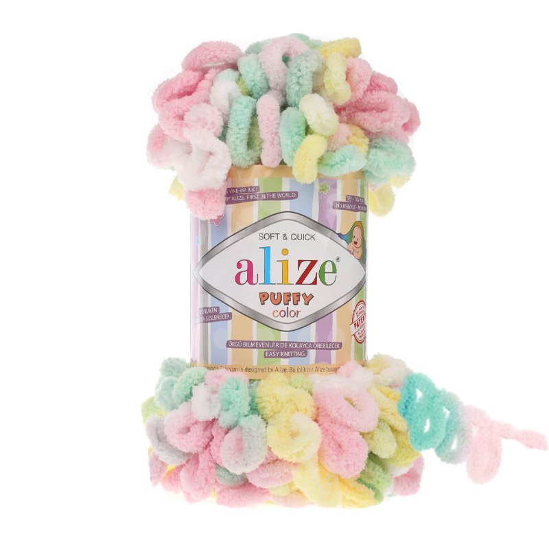 Alize Puffy Color El Örgü İpi 5862 Alize Puffy Color El Örgü İpi 5862