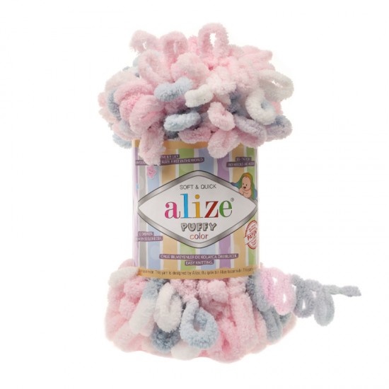Alize Puffy Color El Örgü İpi 5864 Alize Puffy Color El Örgü İpi 5864