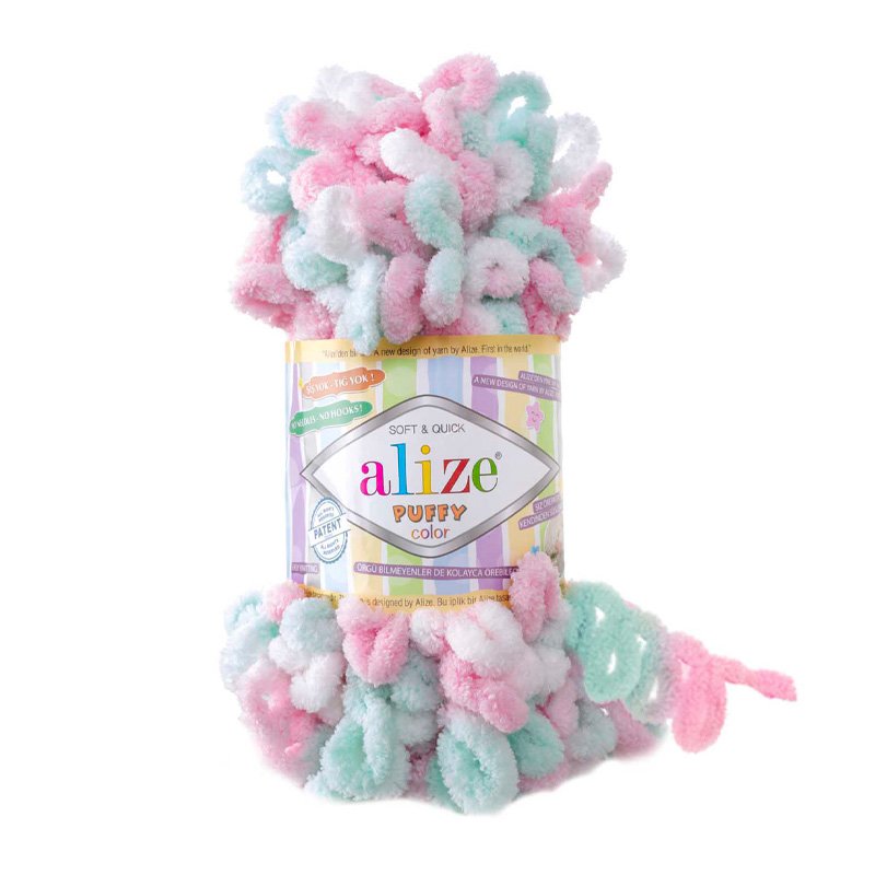 Alize Puffy Color El Örgü İpi 6052 Alize Puffy Color El Örgü İpi 6052
