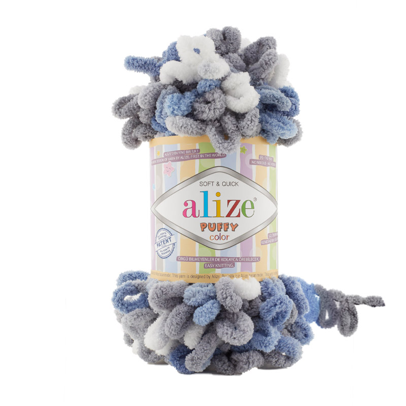 Alize Puffy Color El Örgü İpi 6075 Alize Puffy Color El Örgü İpi 6075