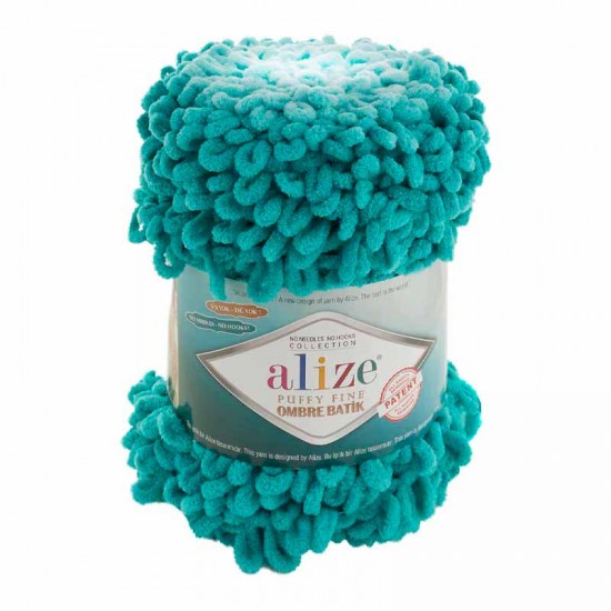 Alize Puffy Fine Ombre Batik El Örgü İpi 7246 Alize Puffy Fine Ombre Batik El Örgü İpi 7246