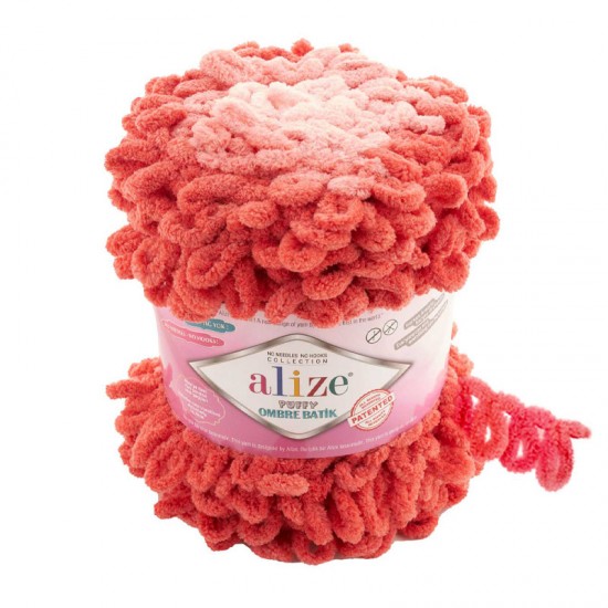 Alize Puffy Ombre Batik El Örgü İpi 7416 Alize Puffy Ombre Batik El Örgü İpi 7416
