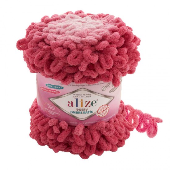 Alize Puffy Ombre Batik El Örgü İpi 7418 Alize Puffy Ombre Batik El Örgü İpi 7418
