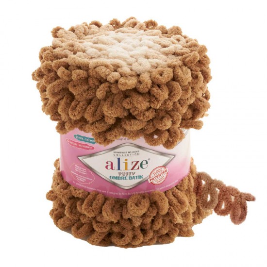 Alize Puffy Ombre Batik El Örgü İpi 7419 Alize Puffy Ombre Batik El Örgü İpi 7419