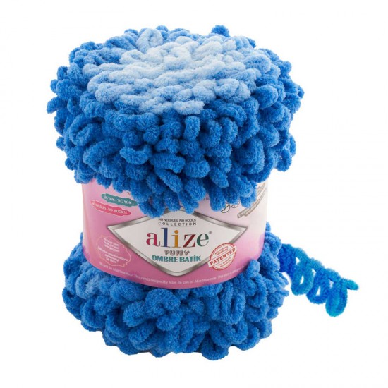 Alize Puffy Ombre Batik El Örgü İpi 7422 Alize Puffy Ombre Batik El Örgü İpi 7422