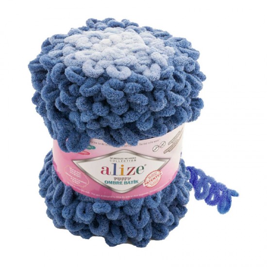 Alize Puffy Ombre Batik El Örgü İpi 7425 Alize Puffy Ombre Batik El Örgü İpi 7425