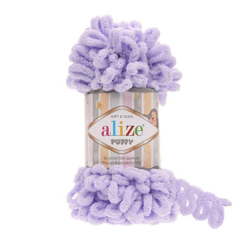 Alize Puffy Lavanta El Örgü İpi 146 Alize Puffy Lavanta El Örgü İpi 146