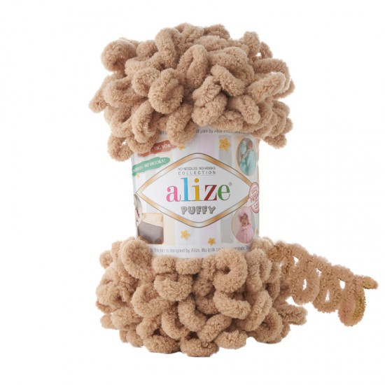 Alize Puffy Bej El Örgü İpi 262 Alize Puffy Bej El Örgü İpi 262