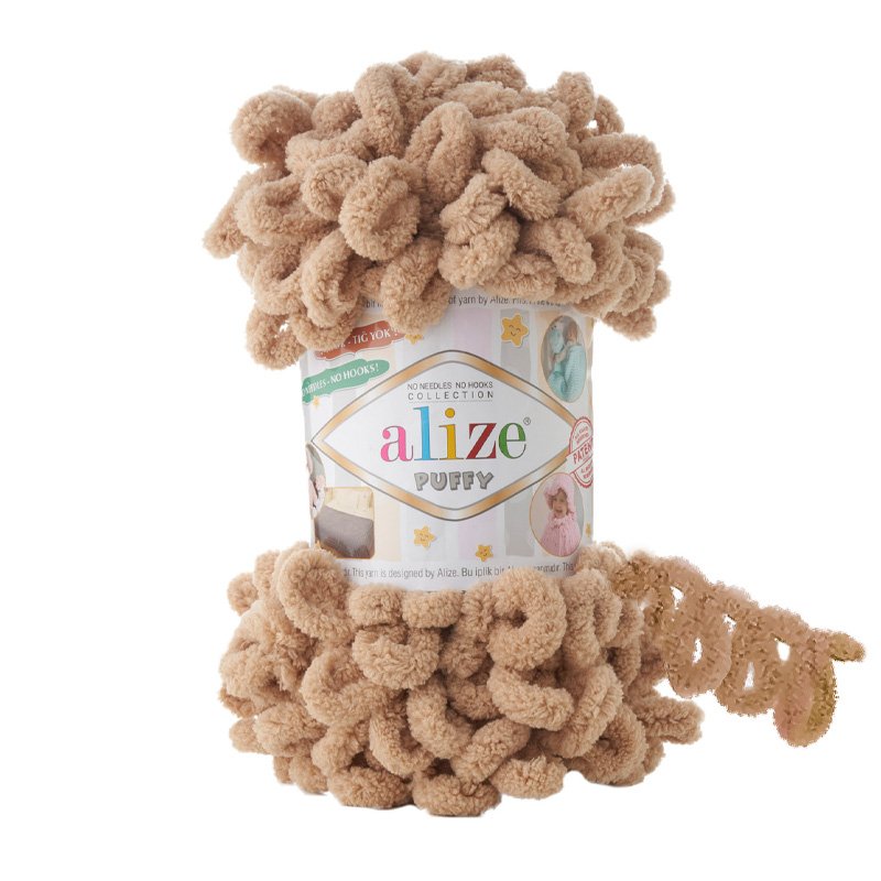 Alize Puffy Bej El Örgü İpi 262 Alize Puffy Bej El Örgü İpi 262