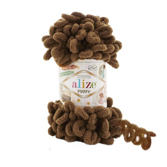Alize Puffy Kahve Moka El Örgü İpi 321 Alize Puffy Kahve Moka El Örgü İpi 321