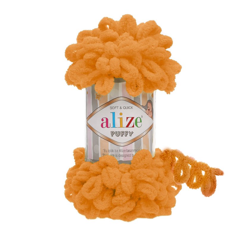 Alize Puffy Portakal El Örgü İpi 336 Alize Puffy Portakal El Örgü İpi 336