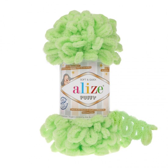 Alize Puffy Yeşil El Örgü İpi 41 Alize Puffy Yeşil El Örgü İpi 41
