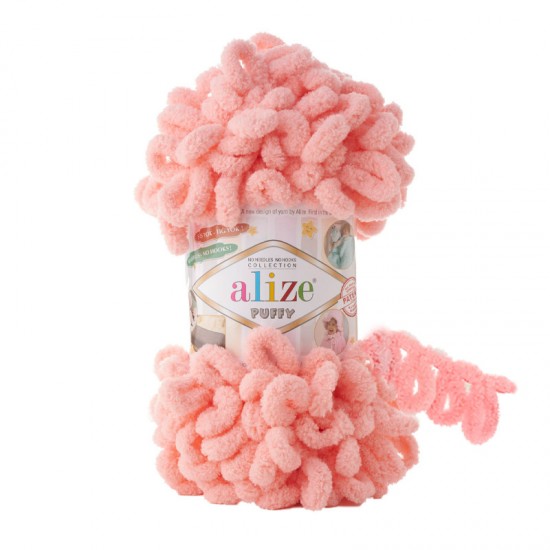Alize Puffy Somon El Örgü İpi 529 Alize Puffy Somon El Örgü İpi 529