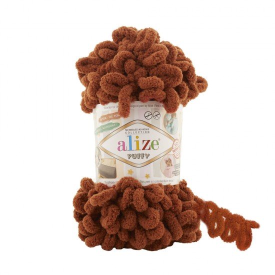 Alize Puffy Taba El Örgü İpi 597 Alize Puffy Taba El Örgü İpi 597