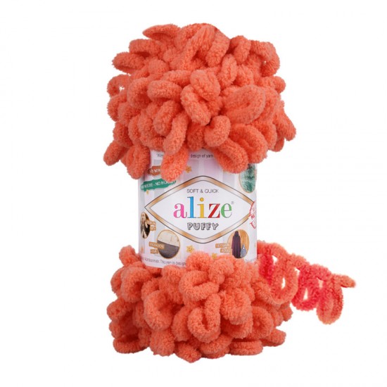 Alize Puffy Mercan El Örgü İpi 619 Alize Puffy Mercan El Örgü İpi 619