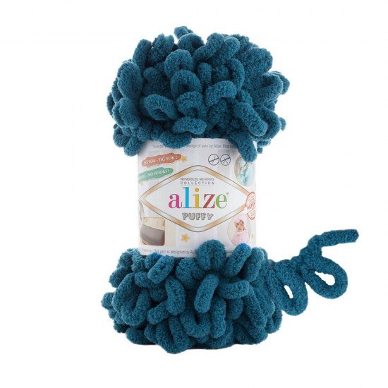 Alize Puffy Petrol El Örgü İpi 646 Alize Puffy Petrol El Örgü İpi 646