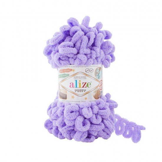 Alize Puffy Lavanta El Örgü İpi 788 Alize Puffy Lavanta El Örgü İpi 788