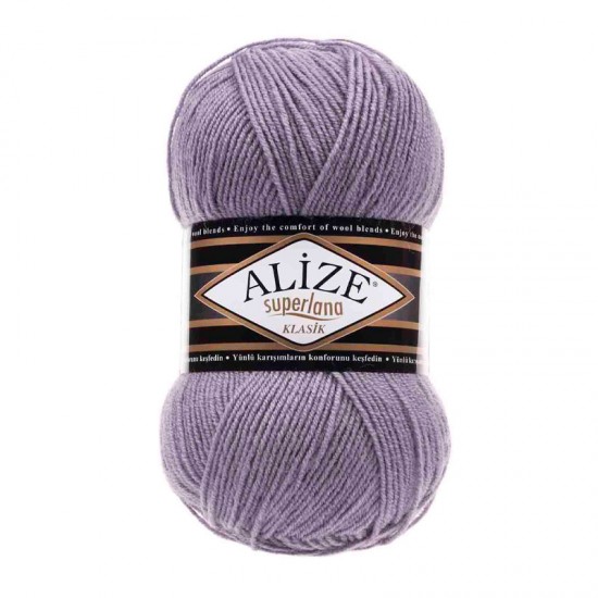 Alize Superlana Klasik Lavanta El Örgü İpi 257 Alize Superlana Klasik Lavanta El Örgü İpi 257
