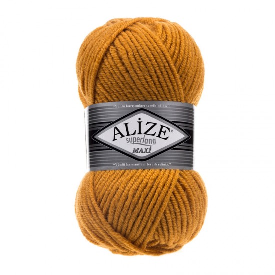 Alize Superlana Maxi Safran El Örgü İpi 02 Alize Superlana Maxi Safran El Örgü İpi 02