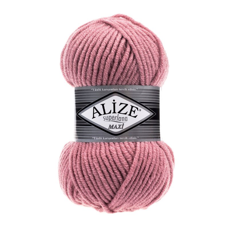 Alize Superlana Maxi Koyu Pudra El Örgü İpi 204 Alize Superlana Maxi Koyu Pudra El Örgü İpi 204