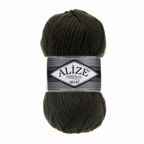 Alize Superlana Maxi Koyu Orman El Örgü İpi 241 Alize Superlana Maxi Koyu Orman El Örgü İpi 241