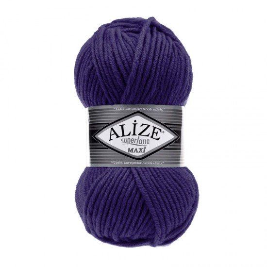 Alize Superlana Maxi Mor El Örgü İpi 388 Alize Superlana Maxi Mor El Örgü İpi 388