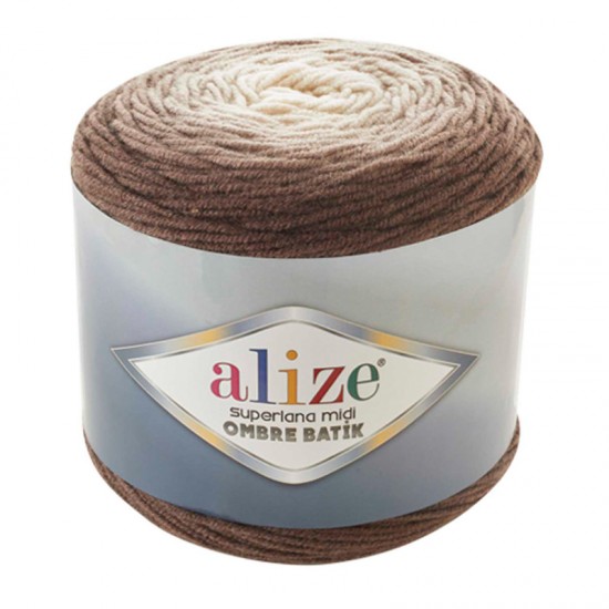 Alize Superlana Midi Ombre Batik El Örgü İpi 7272 Alize Superlana Midi Ombre Batik El Örgü İpi 7272