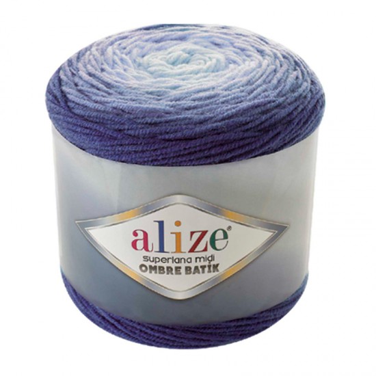 Alize Superlana Midi Ombre Batik El Örgü İpi 7291