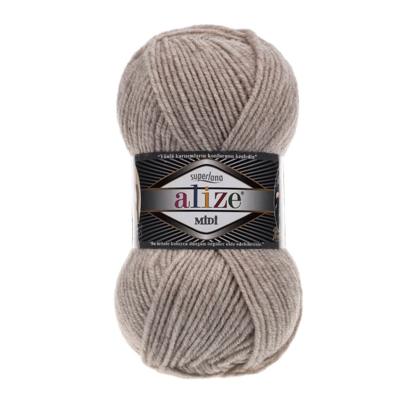 Alize Superlana Midi Bej Melanj El Örgü İpi 152 Alize Superlana Midi Bej Melanj El Örgü İpi 152