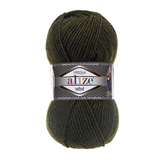 Alize Superlana Midi Koyu Orman El Örgü İpi 241 Alize Superlana Midi Koyu Orman El Örgü İpi 241