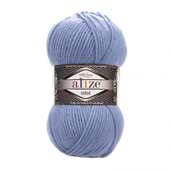 Alize Superlana Midi Denim El Örgü İpi 381 Alize Superlana Midi Denim El Örgü İpi 381