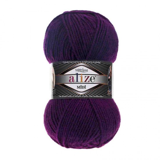 Alize Superlana Midi Mor El Örgü İpi 388 Alize Superlana Midi Mor El Örgü İpi 388
