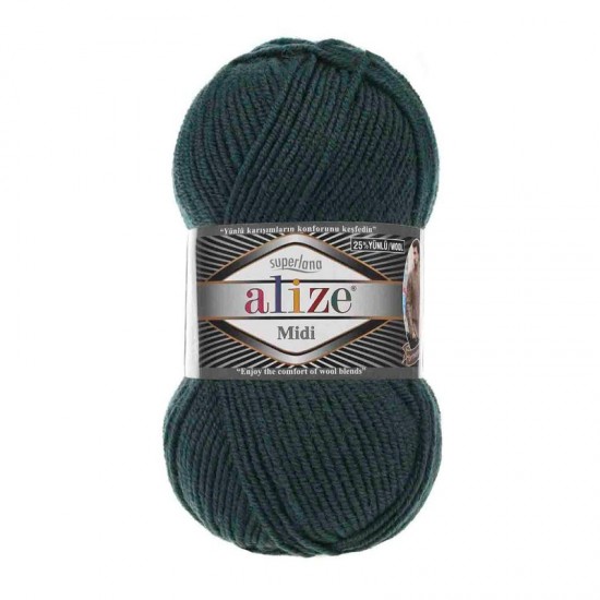 Alize Superlana Midi Çam Yeşili El Örgü İpi 426 Alize Superlana Midi Çam Yeşili El Örgü İpi 426