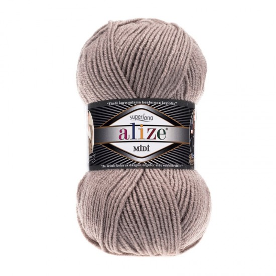 Alize Superlana Midi Vizon El Örgü İpi 541 Alize Superlana Midi Vizon El Örgü İpi 541