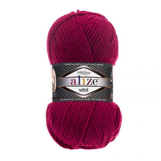 Alize Superlana Midi Yakut El Örgü İpi 649 Alize Superlana Midi Yakut El Örgü İpi 649