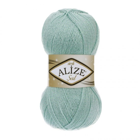 Alize Şal Simli Mint El Örgü İpi 114 Alize Şal Simli Mint El Örgü İpi 114