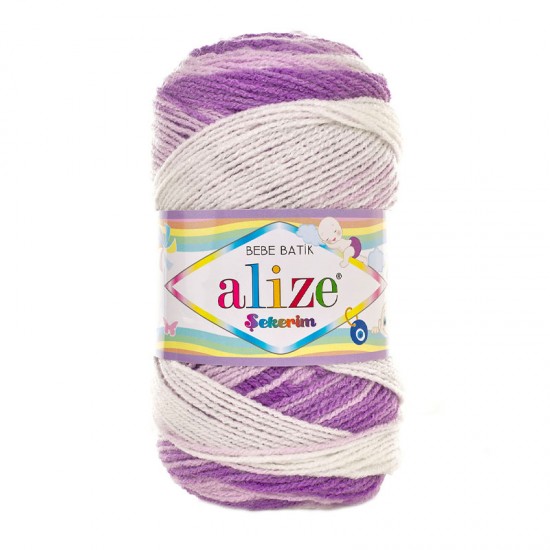 Alize Şekerim Batik El Örgü İpi 7254 Alize Şekerim Batik El Örgü İpi 7254