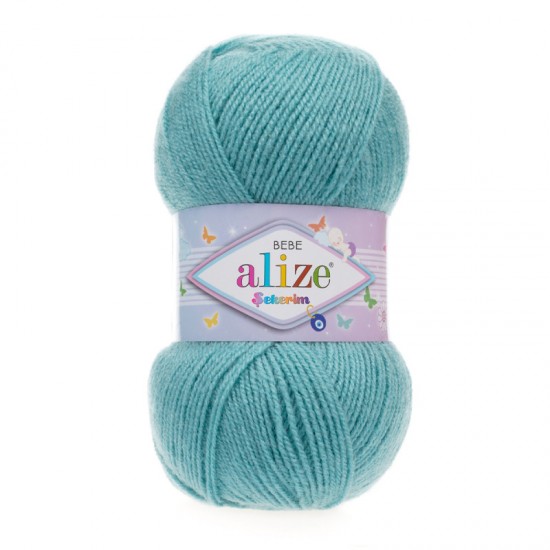 Alize Şekerim Bebe Azur El Örgü İpi 124 Alize Şekerim Bebe Azur El Örgü İpi 124
