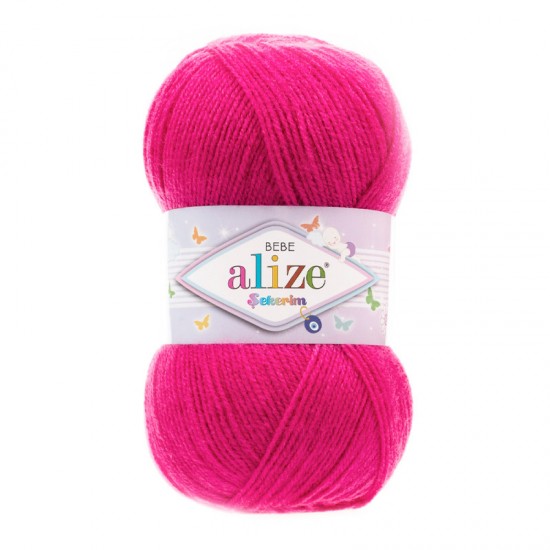 Alize Şekerim Bebe Fuşya El Örgü İpi 149 Alize Şekerim Bebe Fuşya El Örgü İpi 149