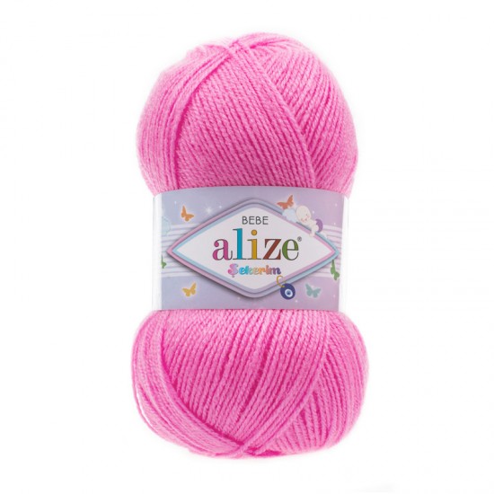 Alize Şekerim Bebe Canlı Pembe El Örgü İpi 157 Alize Şekerim Bebe Canlı Pembe El Örgü İpi 157