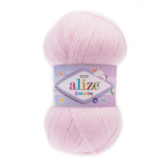 Alize Şekerim Bebe Açık Pembe El Örgü İpi 185 Alize Şekerim Bebe Açık Pembe El Örgü İpi 185