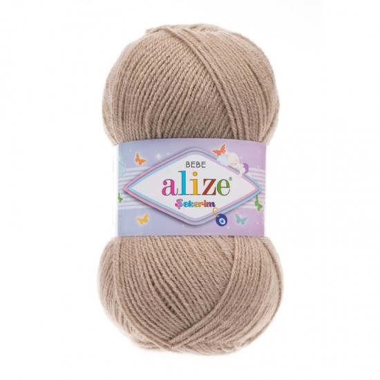 Alize Şekerim Bebe Bej El Örgü İpi 256 Alize Şekerim Bebe Bej El Örgü İpi 256