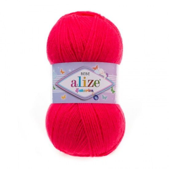 Alize Şekerim Bebe Neon Mercan El Örgü İpi 288 Alize Şekerim Bebe Neon Mercan El Örgü İpi 288