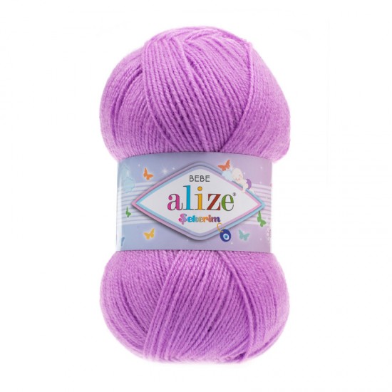 Alize Şekerim Bebe Fuşya El Örgü İpi 290 Alize Şekerim Bebe Fuşya El Örgü İpi 290