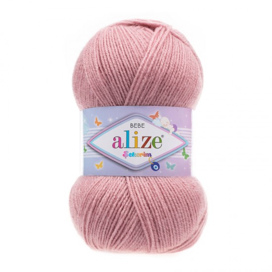 Alize Şekerim Bebe Koyu Pudra El Örgü İpi 315 Alize Şekerim Bebe Koyu Pudra El Örgü İpi 315